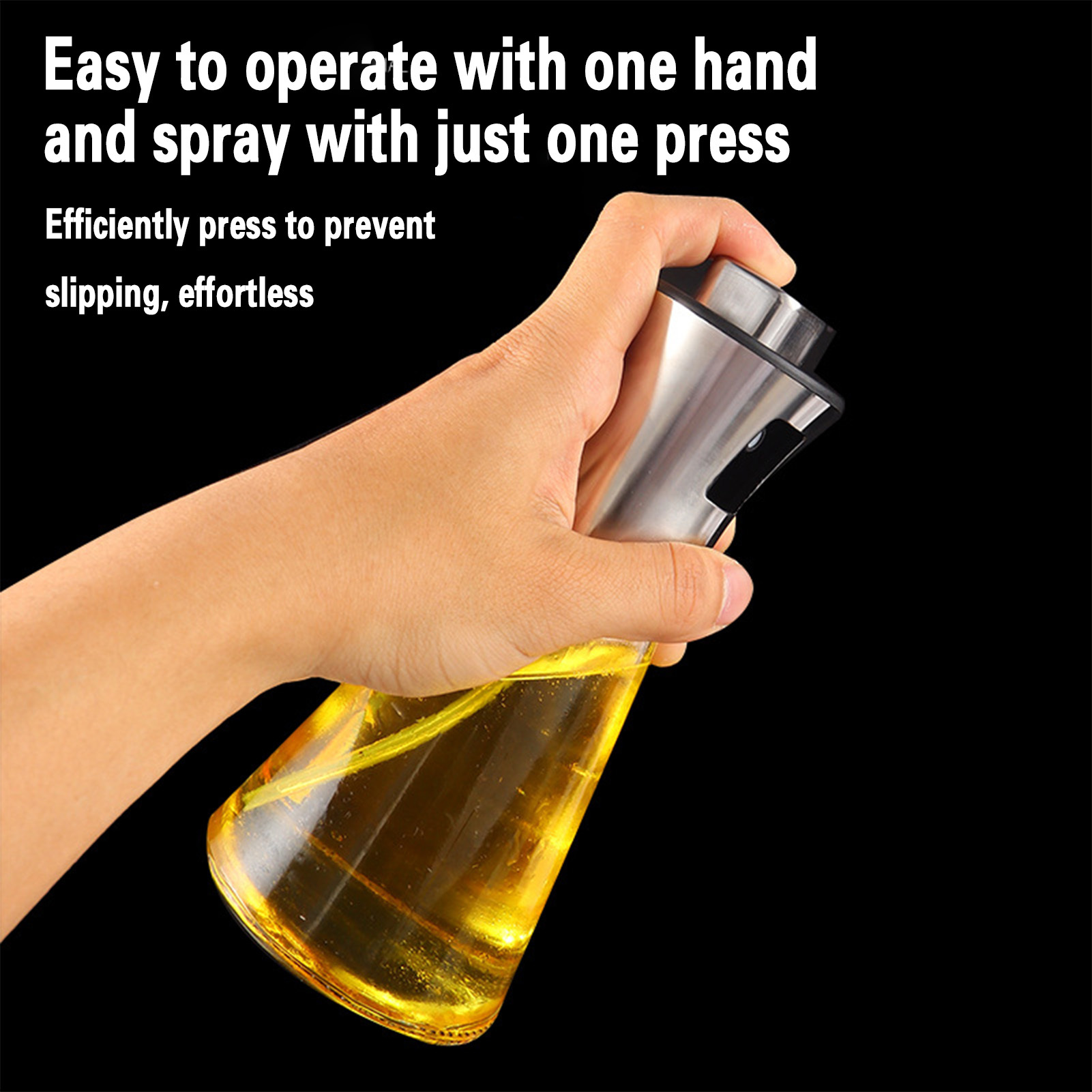 Thép không gỉ Olive Chai xịt dầu dung tích lớn tái sử dụng Spray bottle cho nấu bếp tiện ích DGT-MY