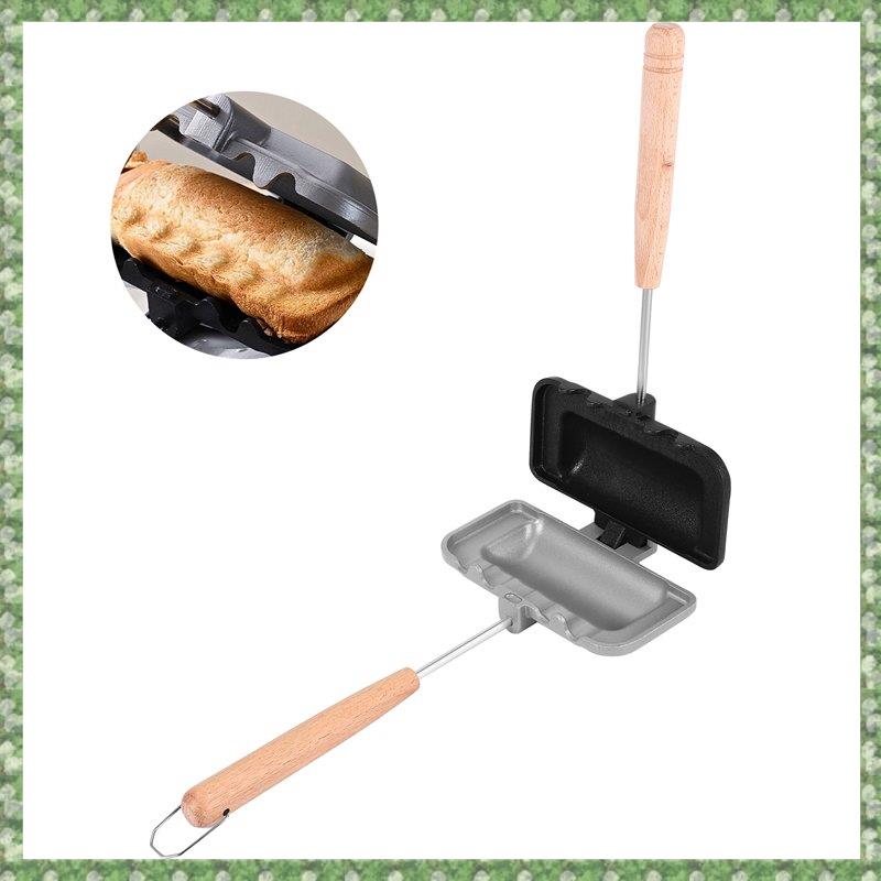 Hot Dog Toaster Double-Sided Sandwich Baking Pan Cheese Maker Sandwich Maker Flip Pan