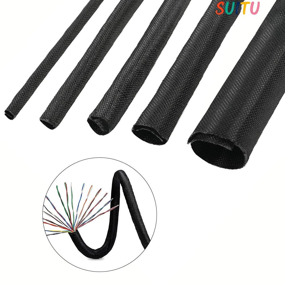 SUITU Dirt Repellent Nylon Cable Wrap Prevent Potential Damage to Your Wires ราคา 35 บาท*ส่งฟรี