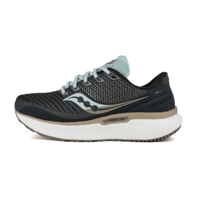 Saucony Triumph 18 (Wide D) - Women Running Shoes (Black) S10596-40