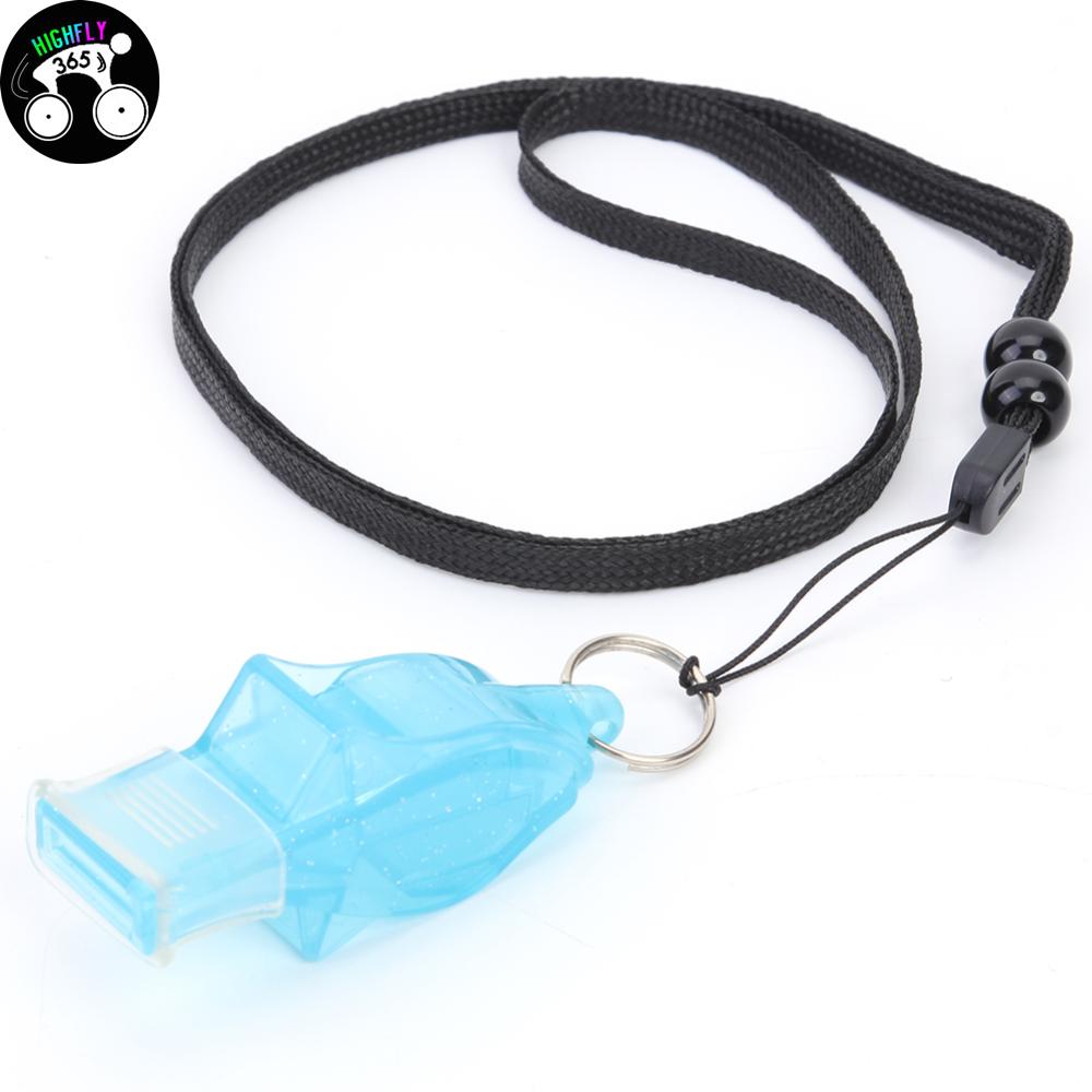 Sports Soccer Basketball Referee Plastic Whistles Outdoor Survival Tools