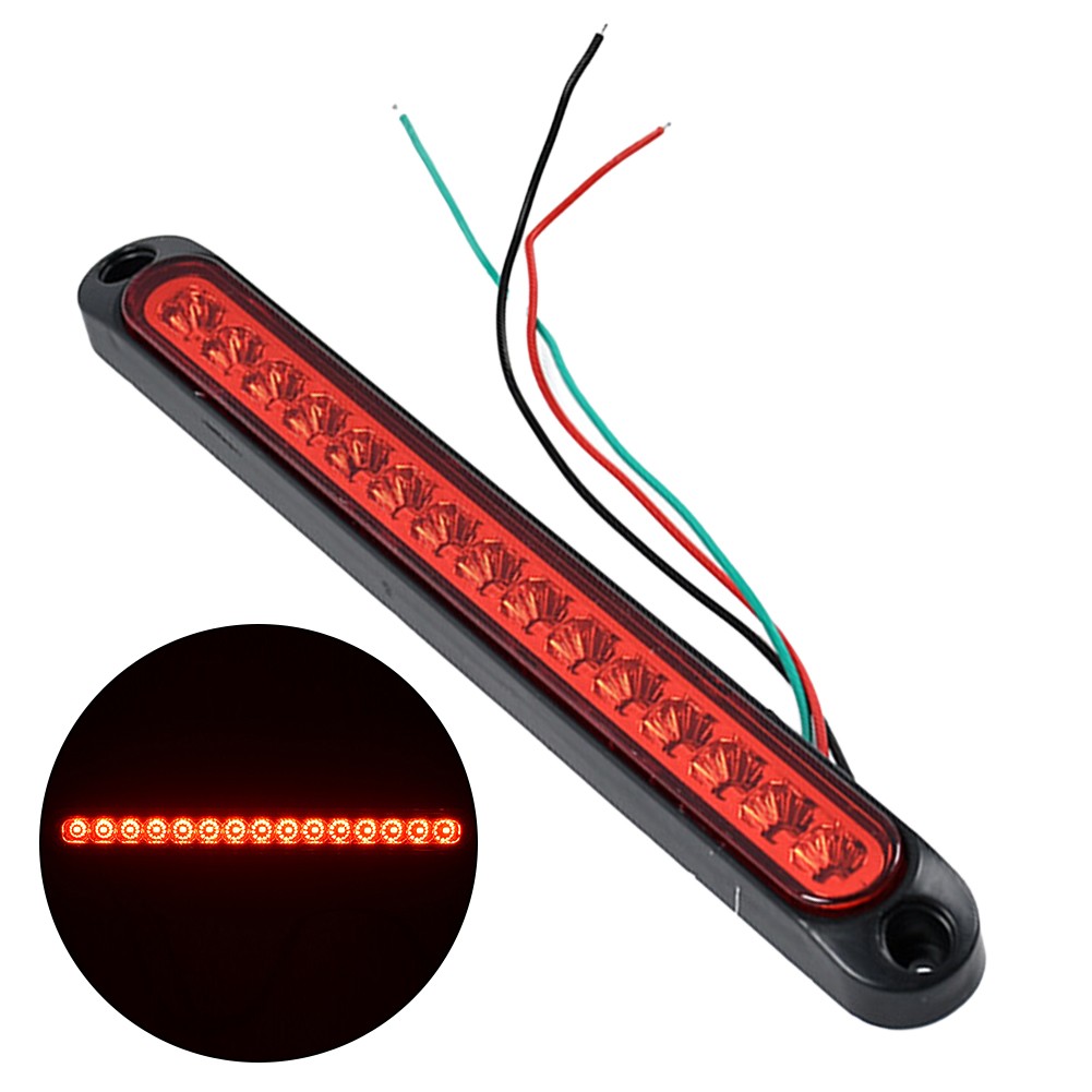 【Thời trang tự động】 Đèn Phanh LED cho xe tải cho sơ mi rơ moóc gắn cao với thiết kế chống bụi