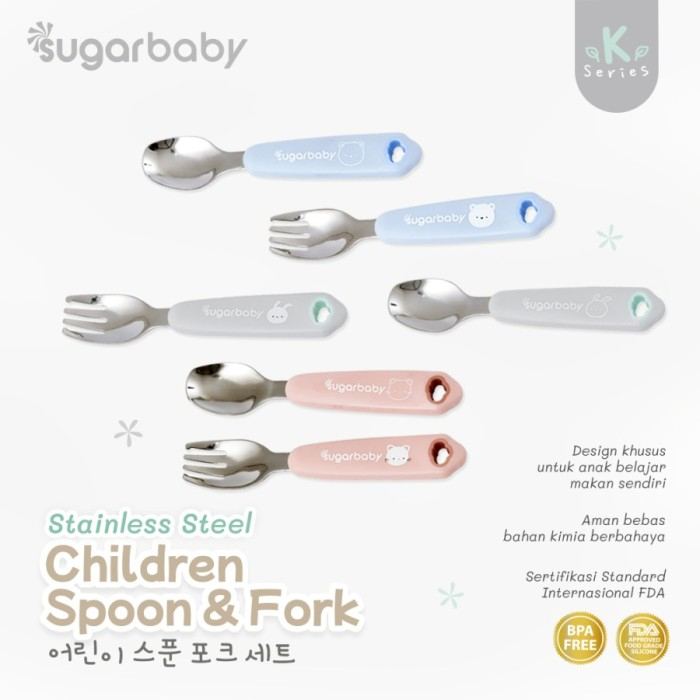 Sugar Baby Sendok Garpu Stainless Steel