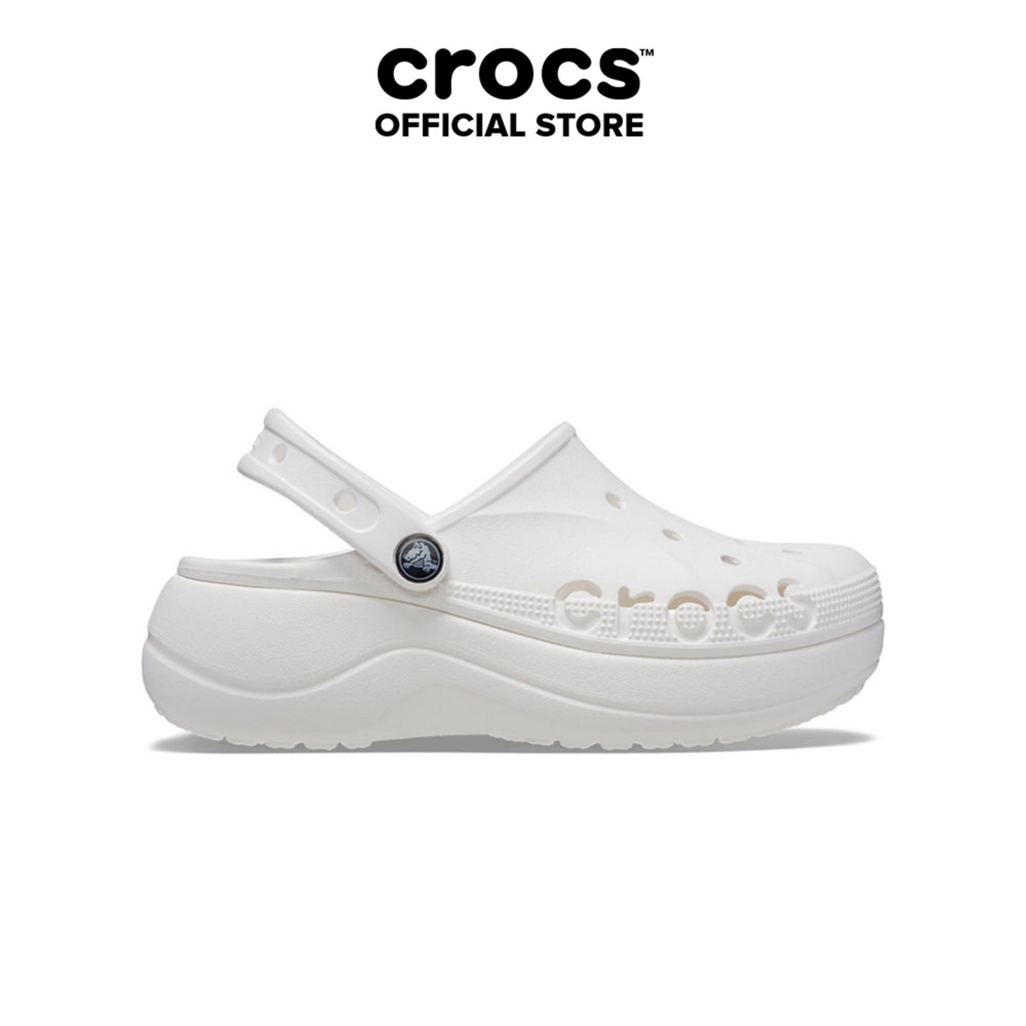Giày Clog Nữ Crocs Baya Platform Clog - 208186-100