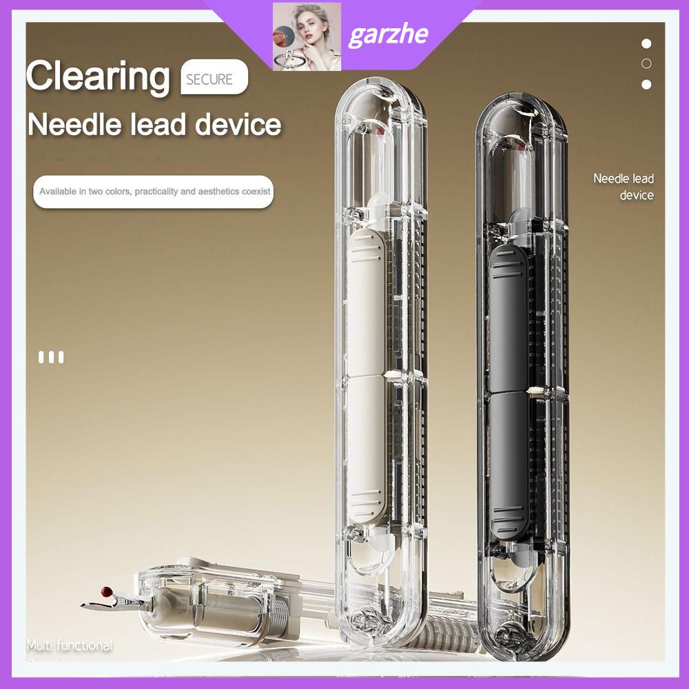 GARZHE24272 2 trong 1 Dụng cụ luồn  Đầu đôi Đa chức năng Dụng cụ tháo chỉ Di động Dụng cụ loại bỏ đường may Dụng cụ đặc biệt cho may tay