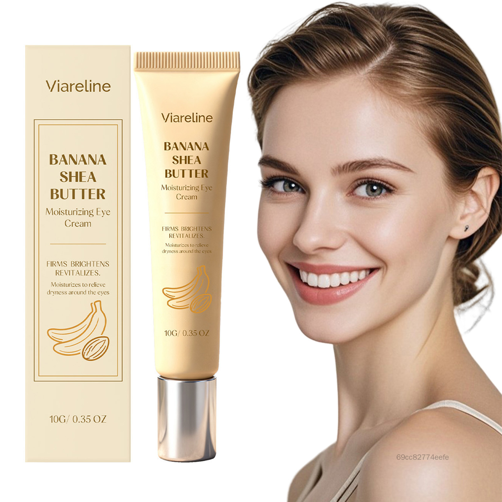 Banana-Shea Eye Cream 10g สกินแคร์เนื้อบางเบาที่ให้ความชุ่มชื้นล้ำลึกสำหรับทุกสภาพผิว ON-TH