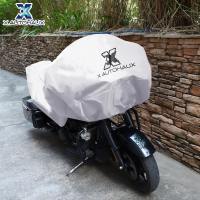 X AUTOHAUX Motorcycle Cover Lightweight Half Cover Outdoor Waterproof Rain Dust Protector for Most Full Dress Touring Cruiser