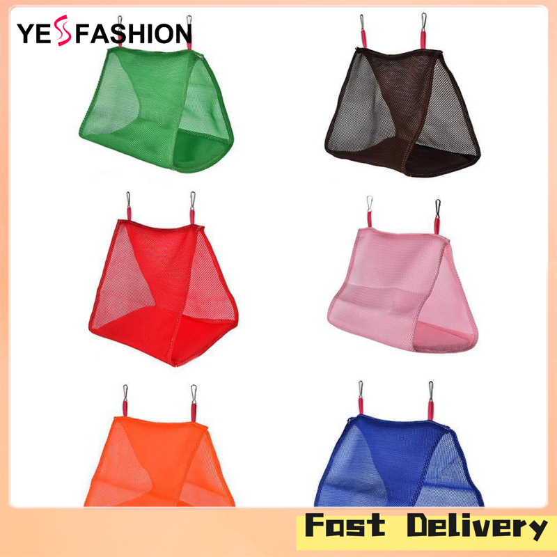 Yesfashion Gigicloud Litake Bird Parrot Triangle Hammock Thickened Breathable Hanging Swing Bed Cave Birds Cage Accessories Random Color ราคา 45 บาท*ส่งฟรี