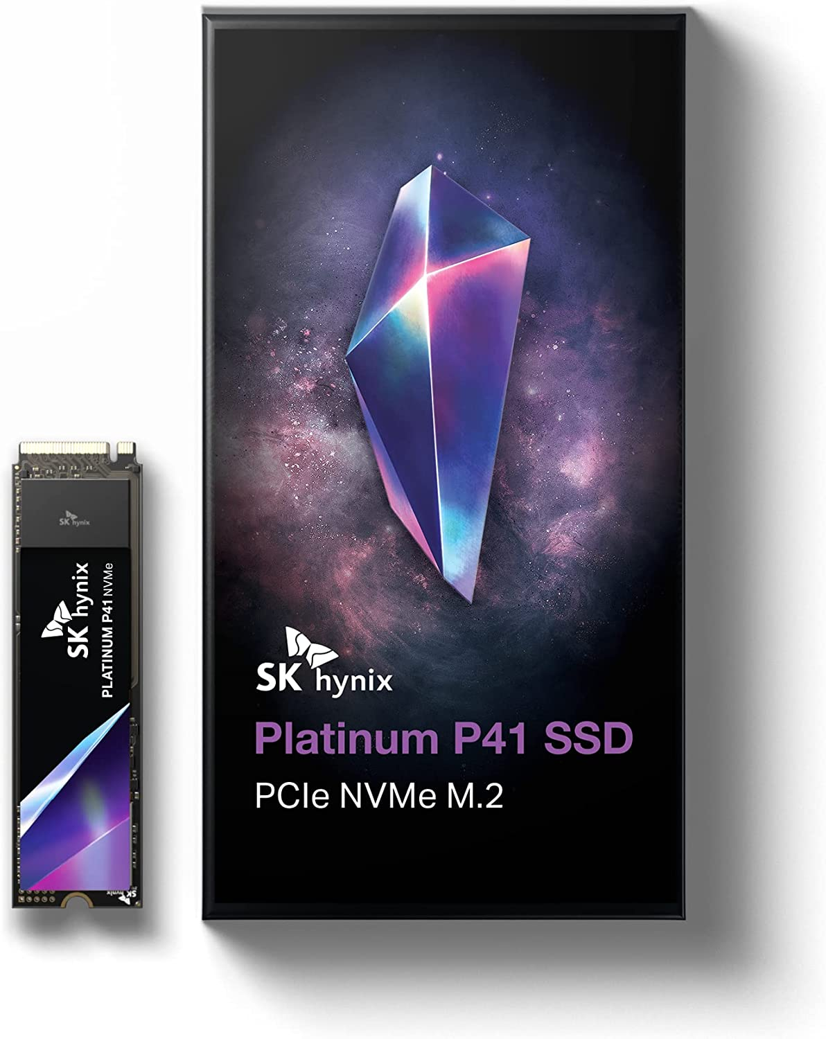 SK hynix Platinum P41 1TB PCIe NVMe Gen4 M.2 2280 Internal Gaming SSD, Up to 7,000MB/S, Compact M.2 SSD Form Factor SSD - Internal Solid State Drive with 176-Layer NAND Flash ราคา 5,957 บาท*ส่งฟรี