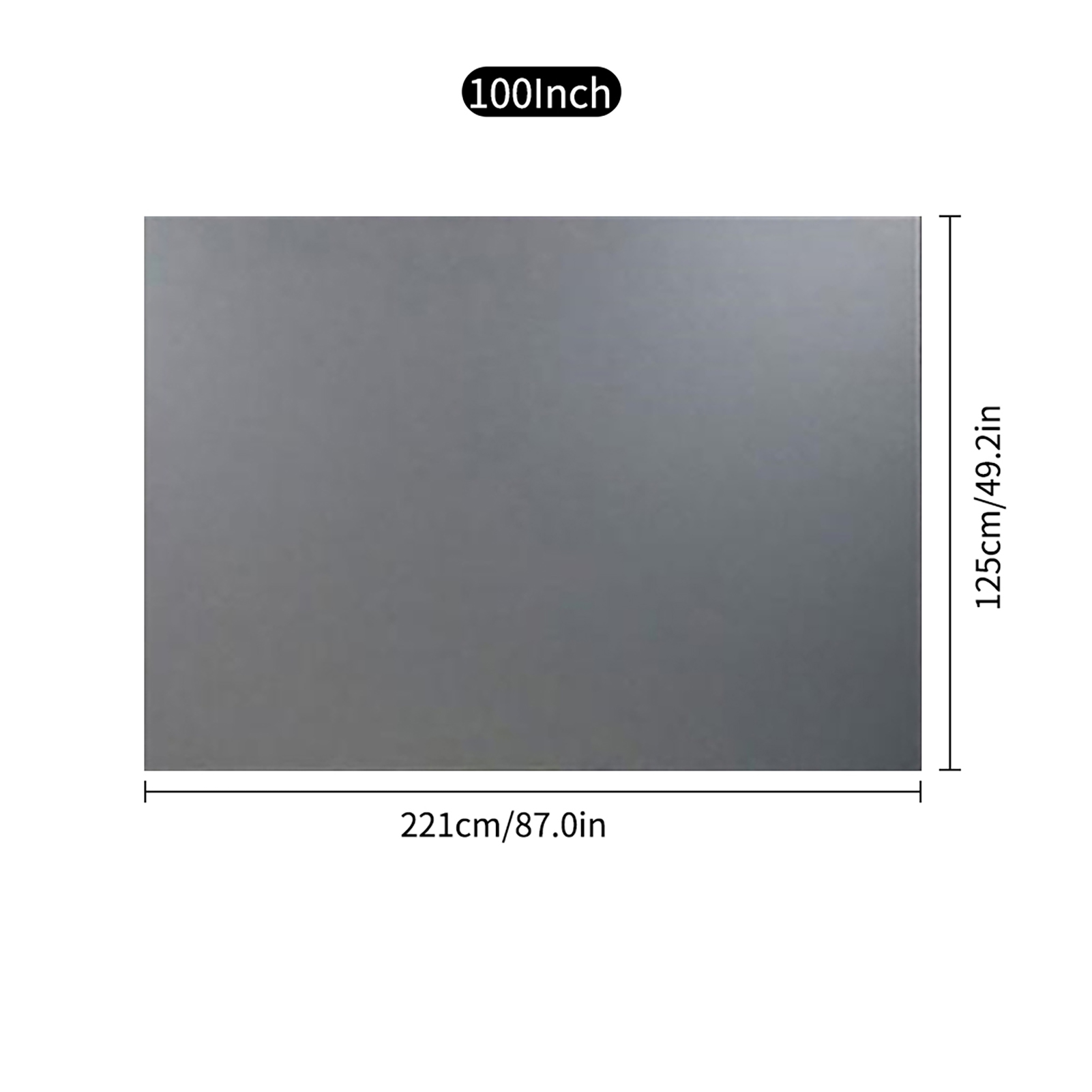 Màn hình máy chiếu 3D/4K/1080P HD với Màn hình máy chiếu di động băng buộc Màn hình máy chiếu máy chiếu ngoài trời Màn hình máy chiếu cho phim trò chơi thi đấu thể thao hình ảnh tài liệu giáo dục