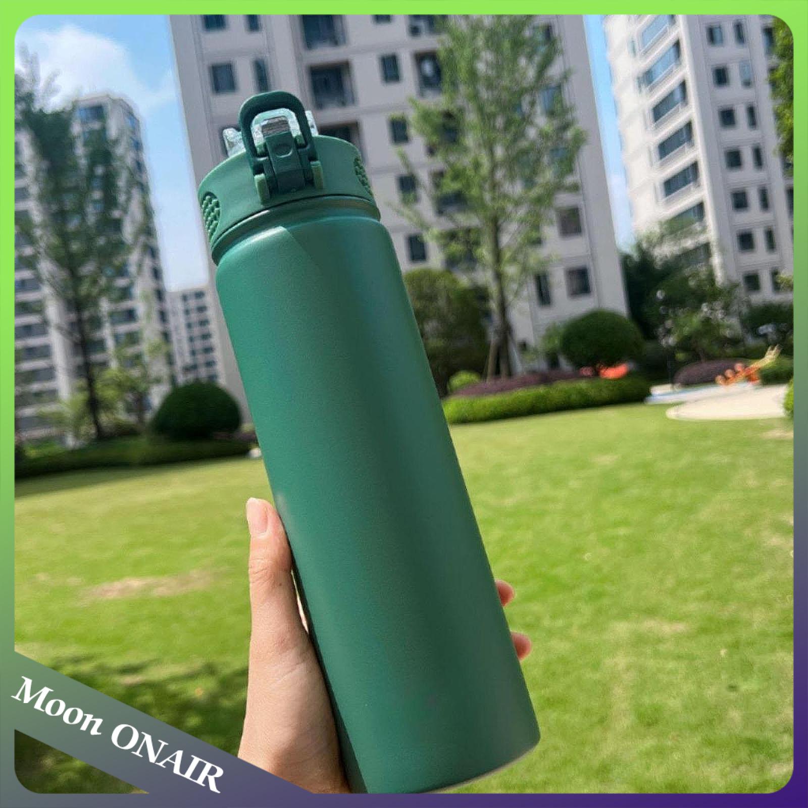 Moon ONAIR Stainless Steel Water Bottle 750ml Sturdy Practical Easy to Use Vacuum Insulated for Outdoor Travel Cars Sports Hot Drinks