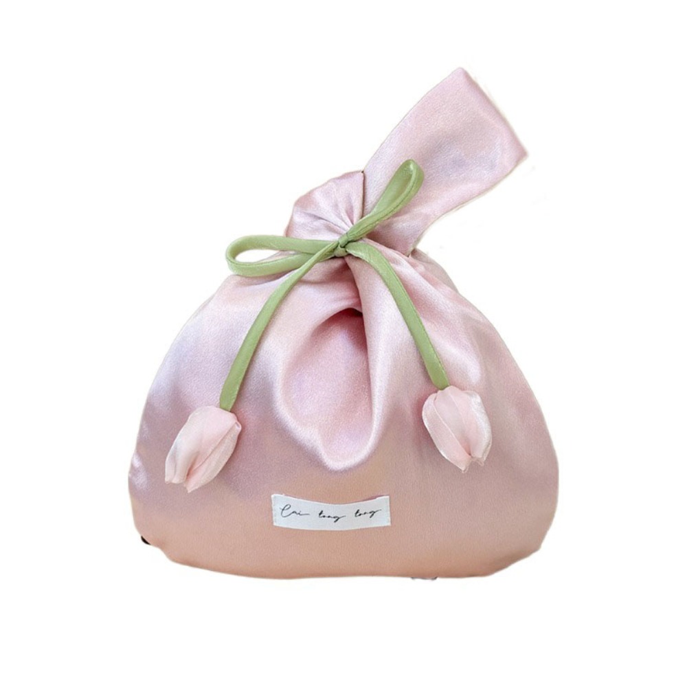 OOC Tay cầm TOPE Túi đeo tay hoa tulip Hình áo vest Sức chứa lớn Túi Quà Tặng ngày Nữ Thần Thanh lịch Phong cách Trung Quốc mới Túi làm đẹp đám cưới Ngày Nữ Thần - 4