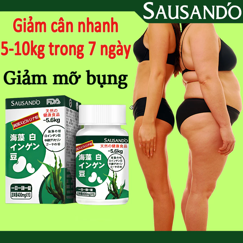  Thuốc giảm cân cấp tốc 7 NgàY GiảM CâN Nhanh ChóNg 5.6kg-8kg  Kiềm chế cơn thèm ăn detox giảm mỡ 