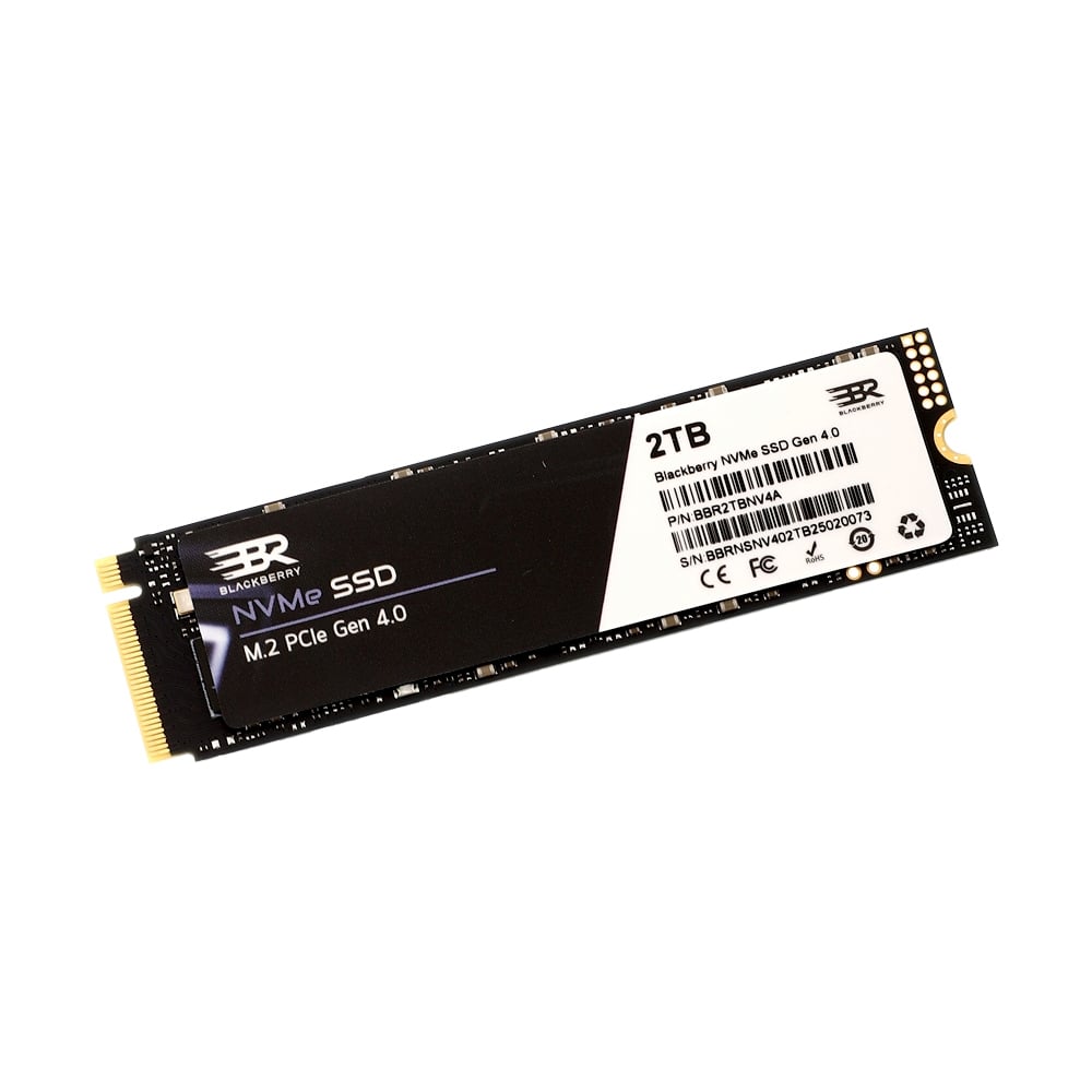 2 TB SSD M.2 PCIe 4.0 BLACKBERRY (BBR2TBNV4A) NVMe - ยี่ห้อ Blackberry ราคา 4,090 บาท*ส่งฟรี