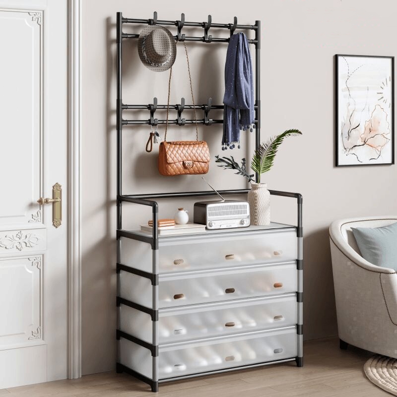 [Đề xuất sản phẩm mới] Giày đa chức năng Caps Một bộ sưu tập Rack Giày Rack Quần áo Hanger