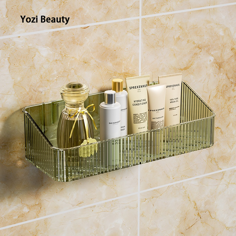TIANLEYU [CLS2404A code reduced by 30k per 150k] Bathroom/bathroom wall mounted shelves, no need for drilling ราคา 42 บาท*ส่งฟรี