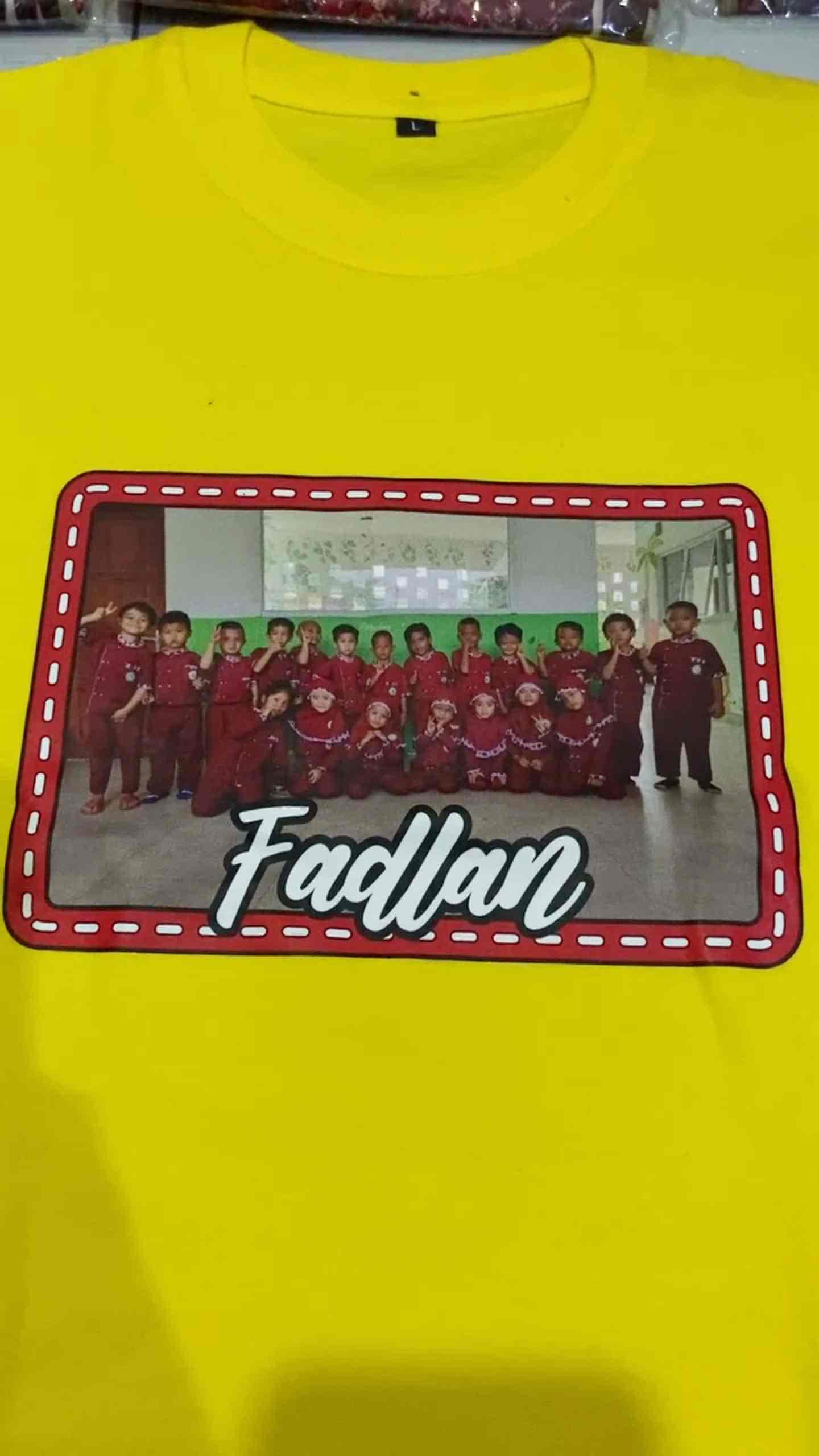 Kaos Foto Anak MODEL 4 Lengan Pendek