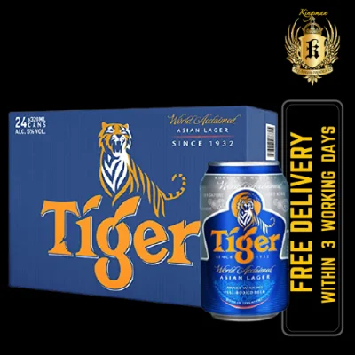 Tiger Beer Can 24 x 330ml (BBD: Feb 2022)