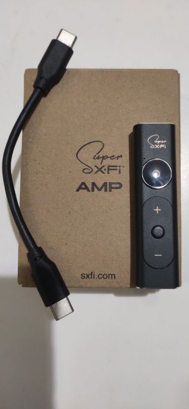 Creative super xfi amplifier with earphone Singapore