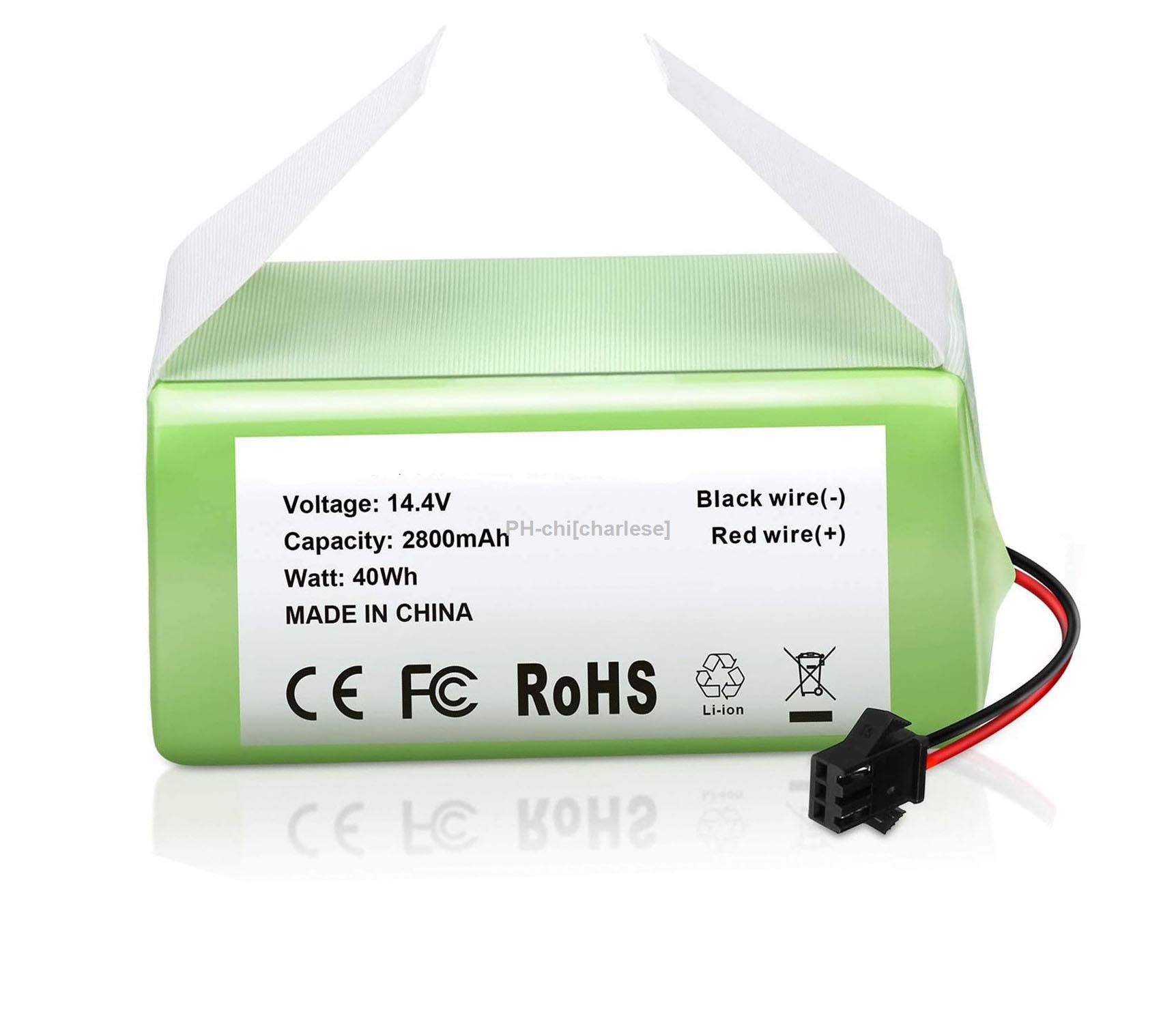 batería conga 1090 990 950 cecotec 14.4V 4.0Ah Li-ion battery for Ecovacs  Deebot DN621 601/605 Eufy RoboVac 35C Panda i7 V710 (handa na stock)  charlese