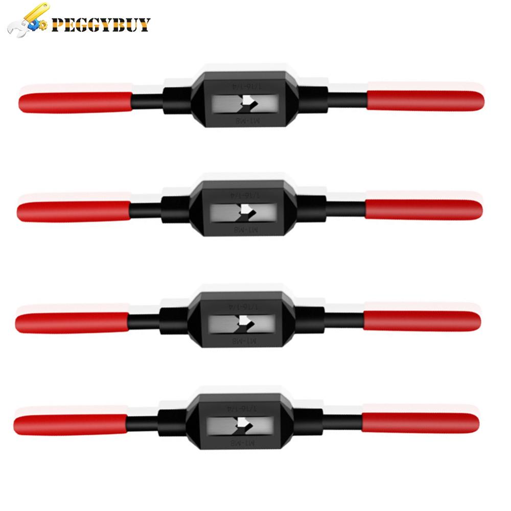 9TH Carbon Steel Adjustable Thread Tap Wrench Holder Accessories Hand Tapping Tools