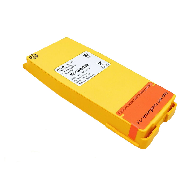Lithium, Type LTB3E, 9V, 1800mAh, Non-Rechargeable, Yellow Collor,
For Sailor Model SP3300 Portable VHF GMDSS Marine Radio