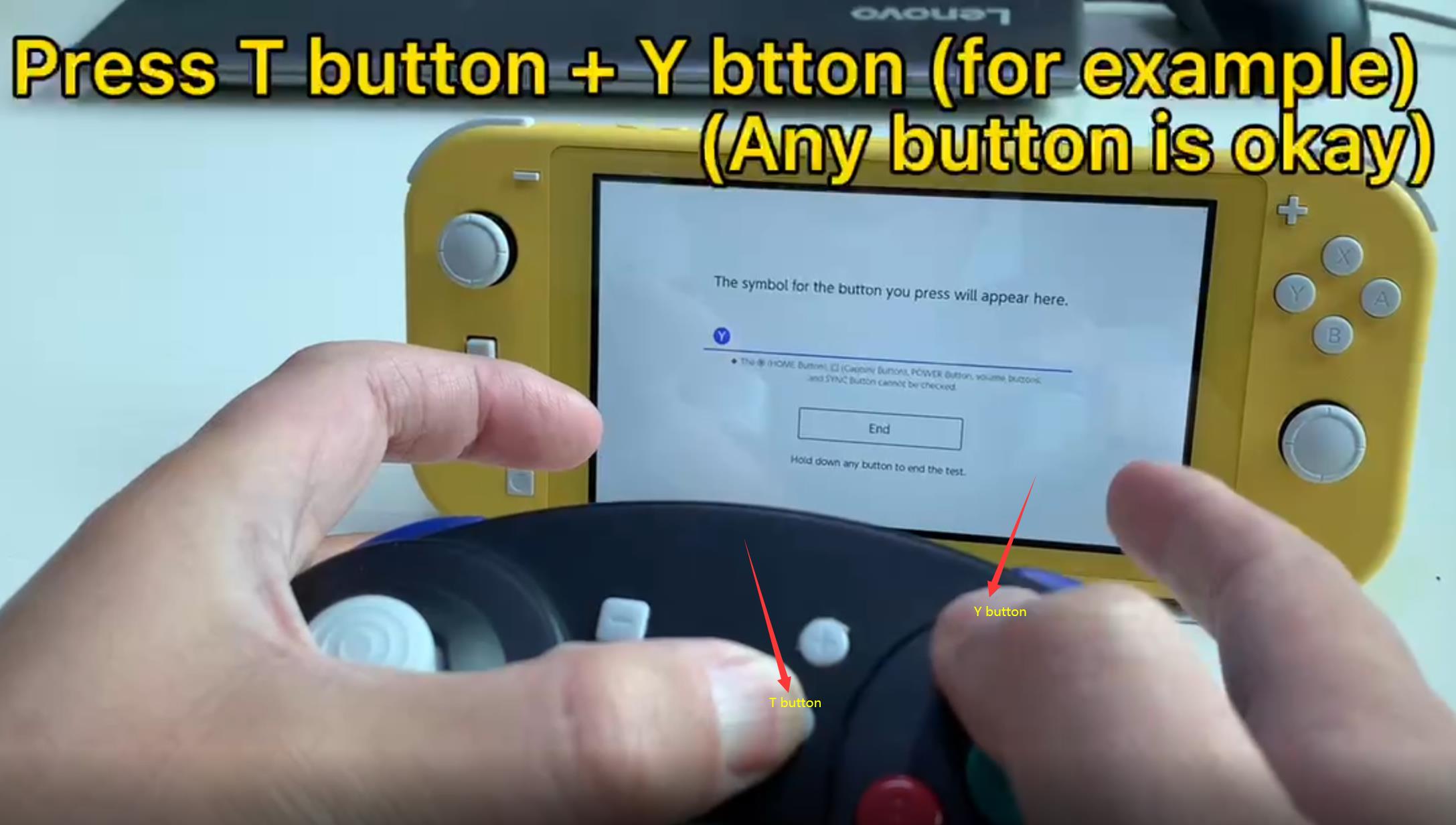 sync button on nintendo switch lite