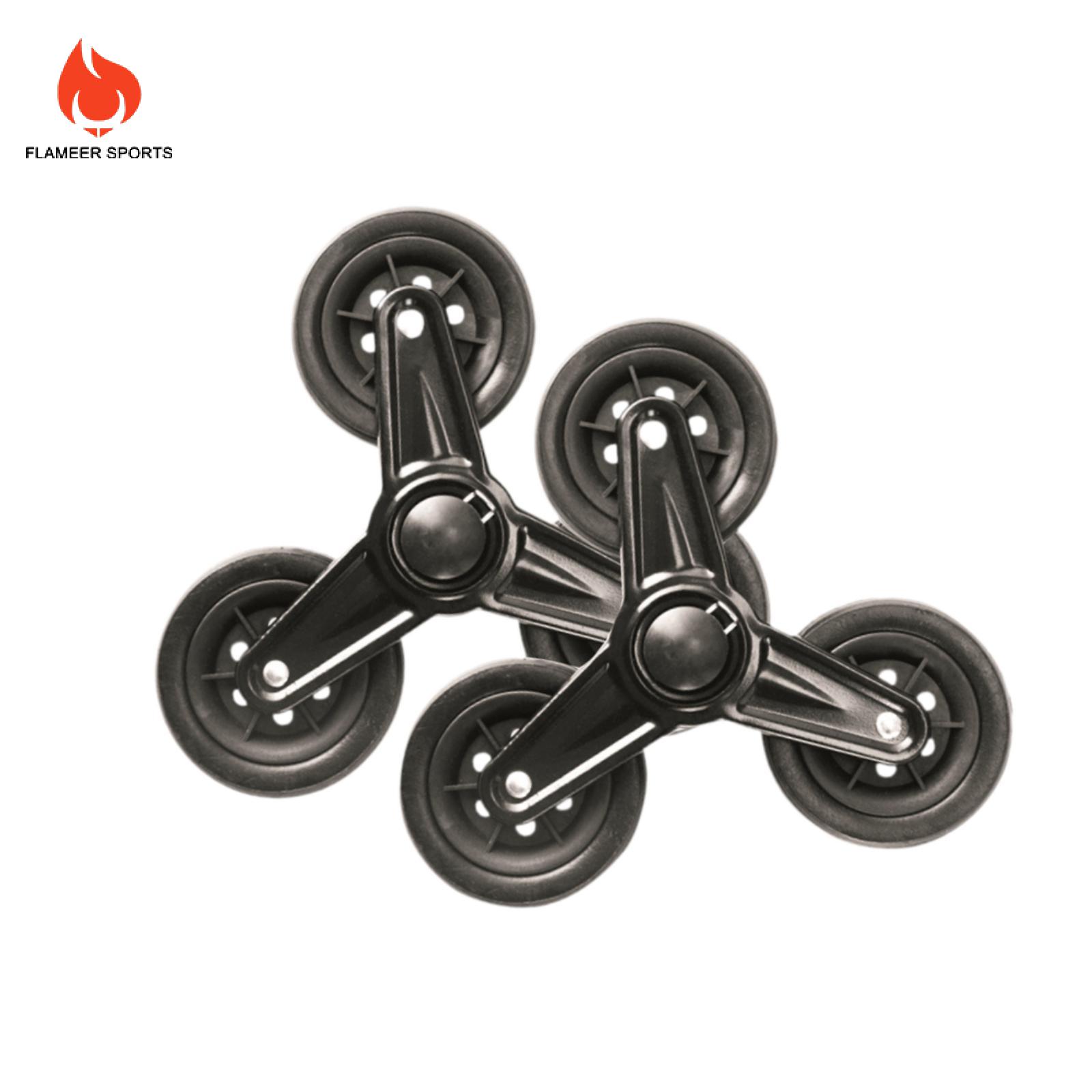 Flameer 2 cái cầu thang leo bánh xe thay thế bánh xe bánh xe nhỏ xe tiện ích bánh xe