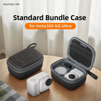 Sunnylife Portable Carrying Case for Insta360 GO Ultra Hard Travel Storage Bag Shockproof Protective Organizer for Standard Bundle Accessories