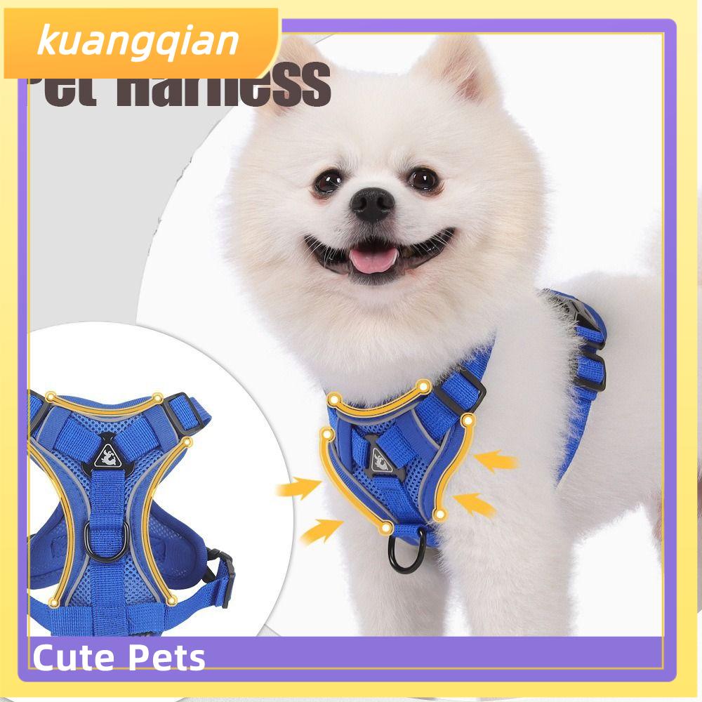 KUANGQIAN With 1.5m Traction For Dogs And Cats Leash Set Dog Vest Strap
