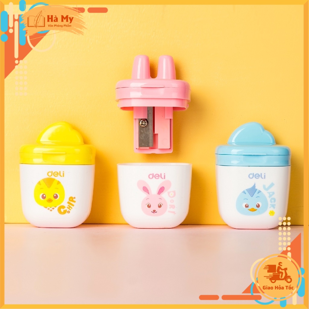 Combo 5 cái gọt chì mini deli - 1 lỗ - er01300