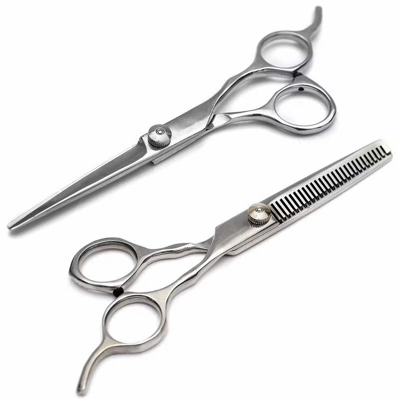 Combo 2 cây kéo cắt +kéo tỉa tạo kiểu tóc ,lông thú cưng dễ sử dụng ( Bách hóa online 01 1603686843)
