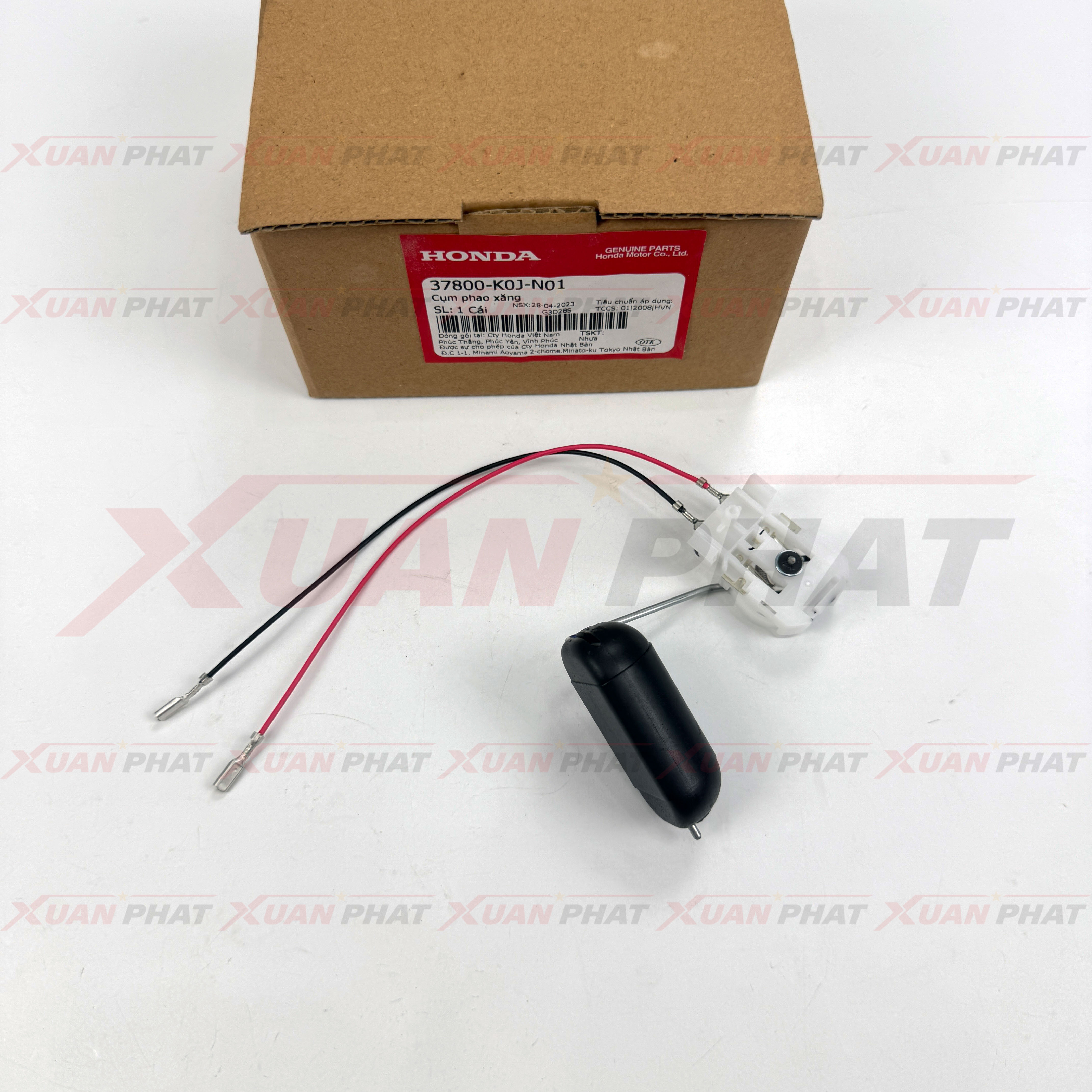 Cụm phao xăng Vario 160 2022 2023 chính hãng, báo xăng vario 160 2024 2025 - 37800K0JN01