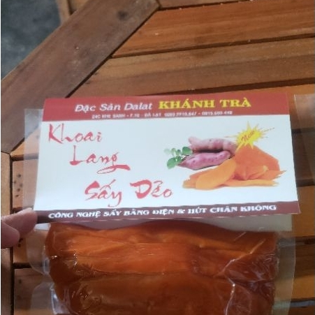 Khoai lang sấy dẻo đặc sản Đà Lạt - Khánh Trà- đặc biệt dẻo ngon