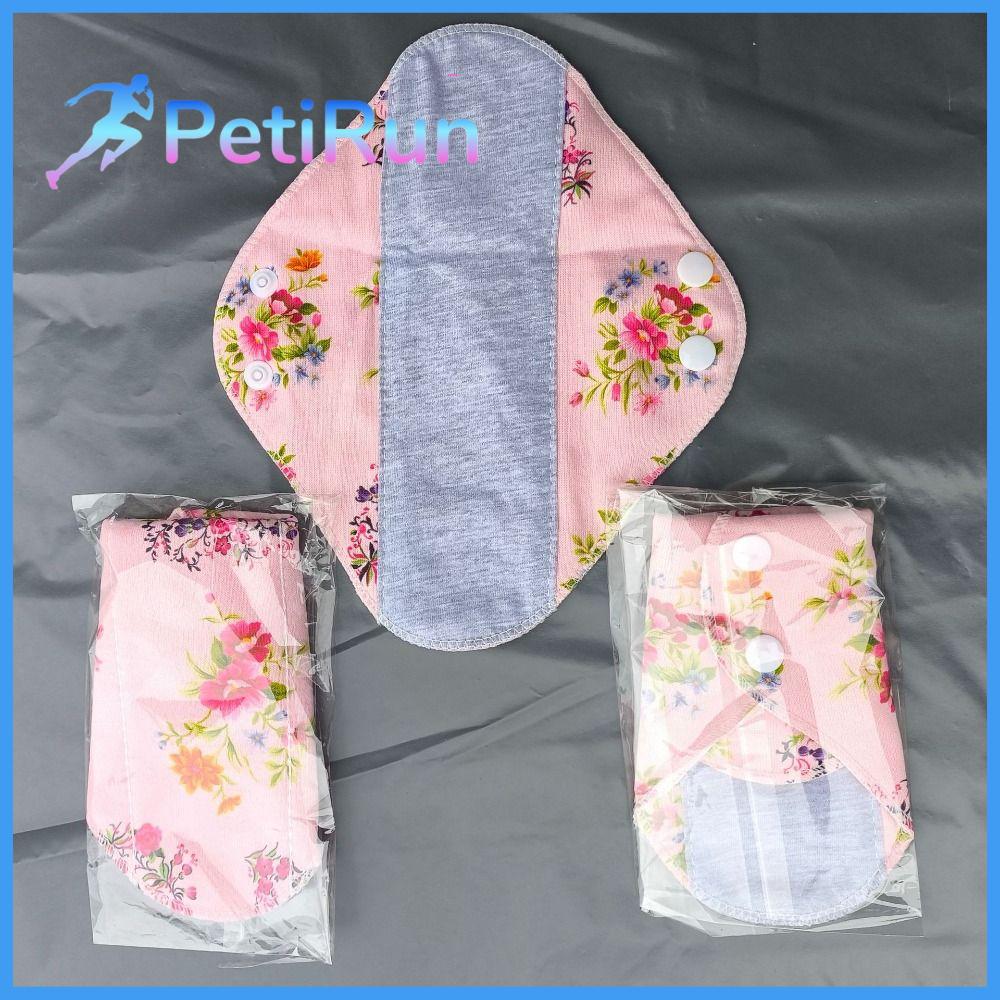PETIRUN Tái sử dụng Tã người lớn Mềm chống trượt Bông Kinh nguyệt thấm hút hàng tháng Bền Quần lót giặt được Lót quần lót