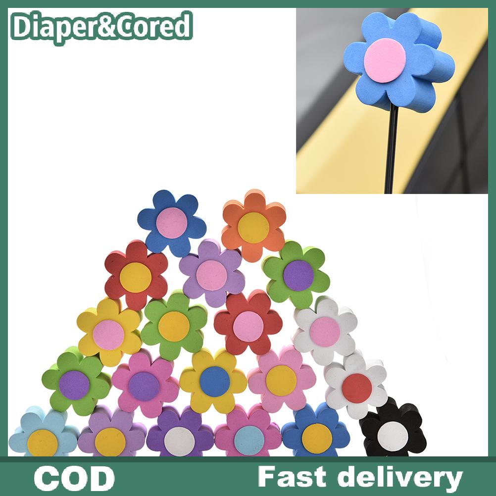 Diaper&Cored 1 pcs đáng yêu EVA hoa trang trí xe ăng-ten Topper bóng màu ngẫu nhiên