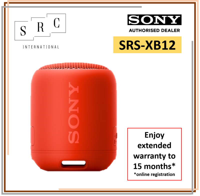 Sony SRS-XB12 Portable Bluetooth Speaker Singapore