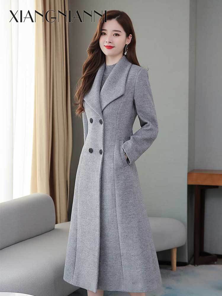 XIANG NIAN NI Trench coat simple design sense coat women fashion,XIANG