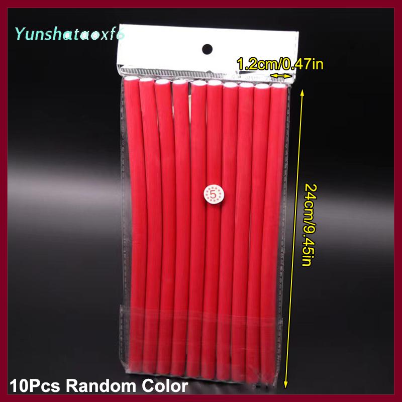 yunshataoxf 10 chiếc Máy uốn tóc linh hoạt Máy uốn tóc Máy Uốn Tóc máy uốn cong mềm uốn cong uốn xoăn Máy uốn tóc dụng cụ tạo kiểu không có máy uốn nhiệt máy ủi uốn nóng - 3