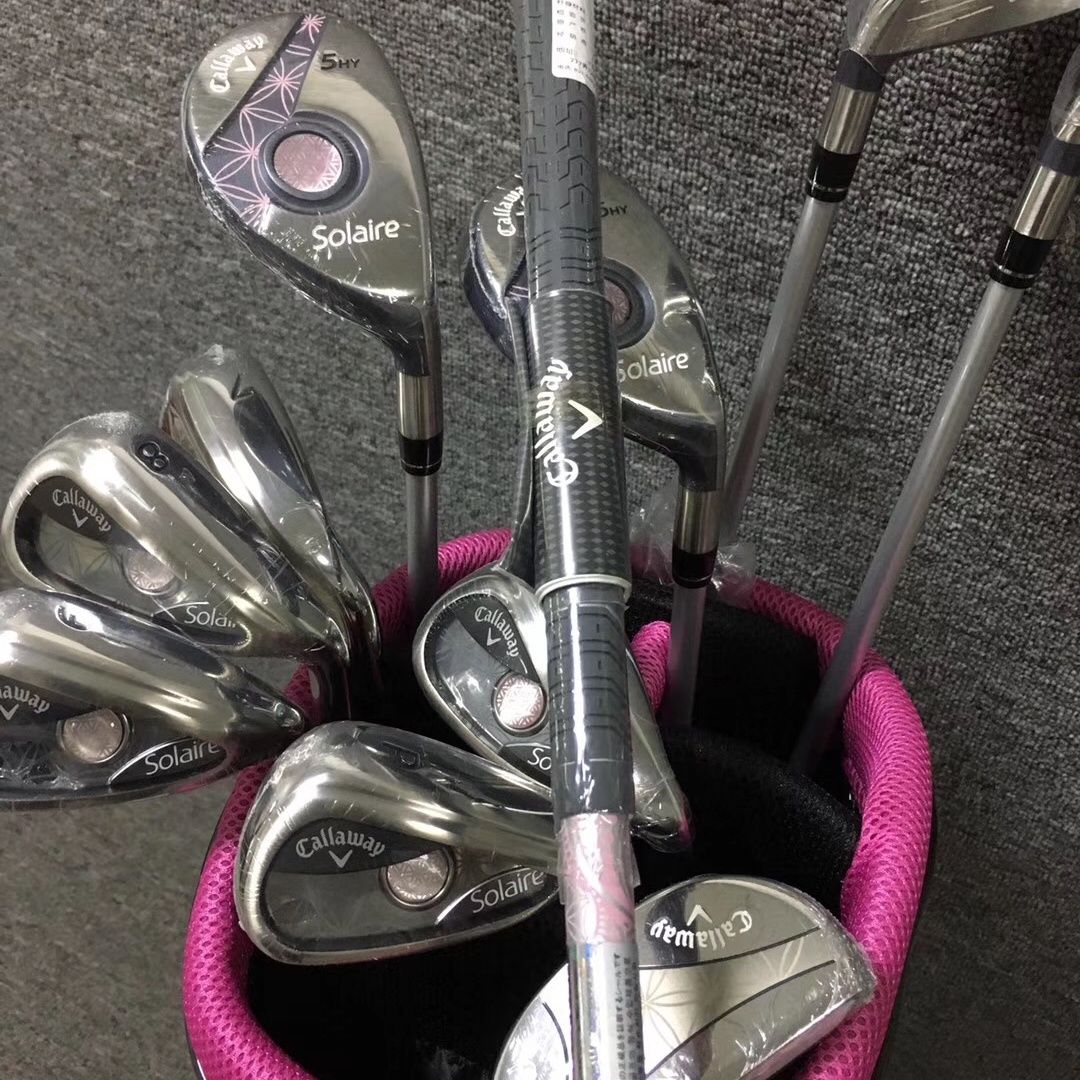 Callaway Solaire New Golf Club Set for Women Driver+3FW+5FW+Hybrid+Putter+Irons Golf Club Set Complete Set with Bag for Beginner · v19
