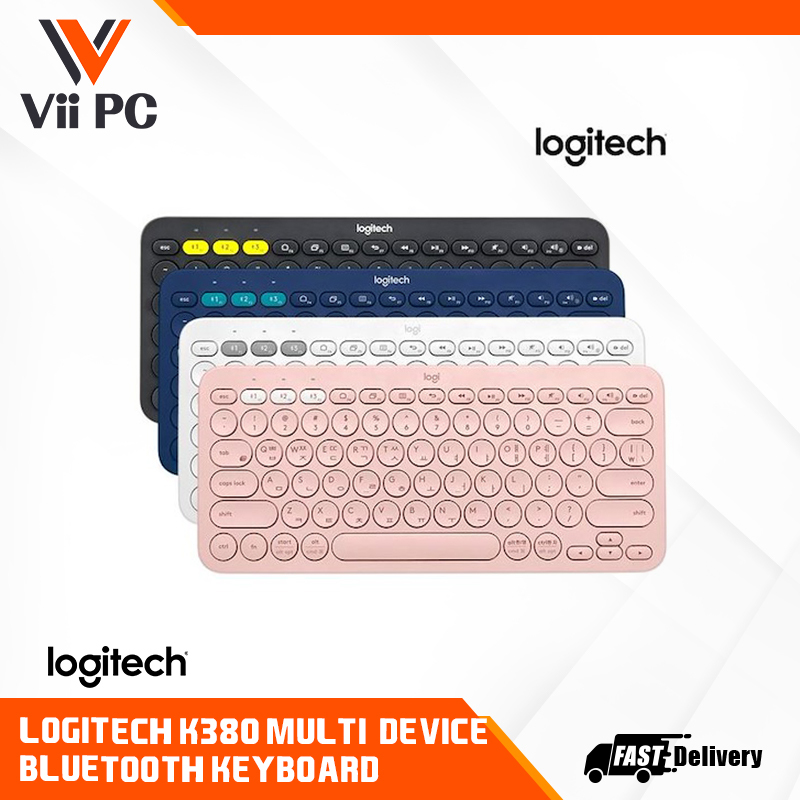 Logitech K380 Multi-Device Bluetooth Keyboard K 380 Blue tooth Black Blue Off White Rose KB Singapore
