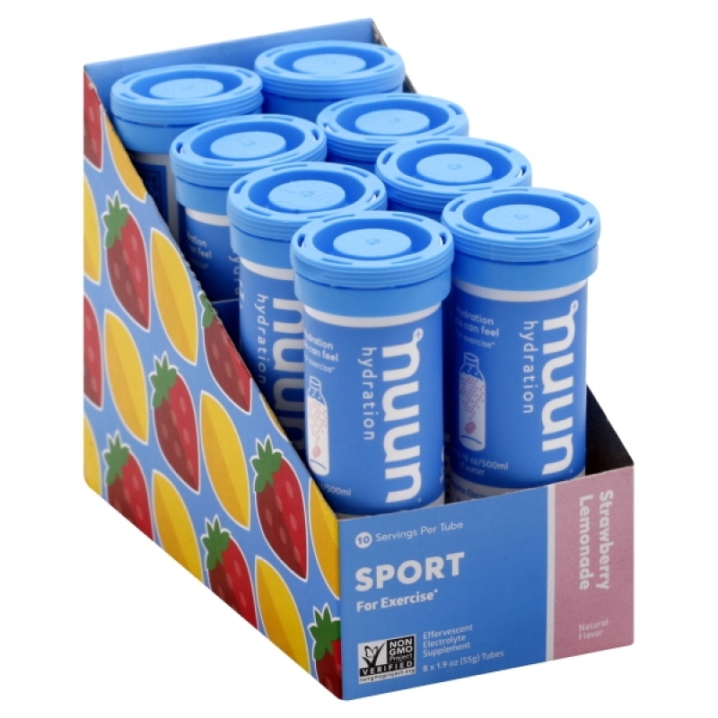 Buy Nuun Hydration Electrolytes (StrawLemonade) Box of 8 Tubes Singapore