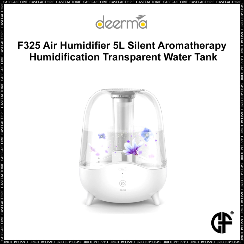 Xiaomi Deerma F325 Air Humidifier 5L Silent Aromatherapy Humidification Transparent Water Tank Singapore