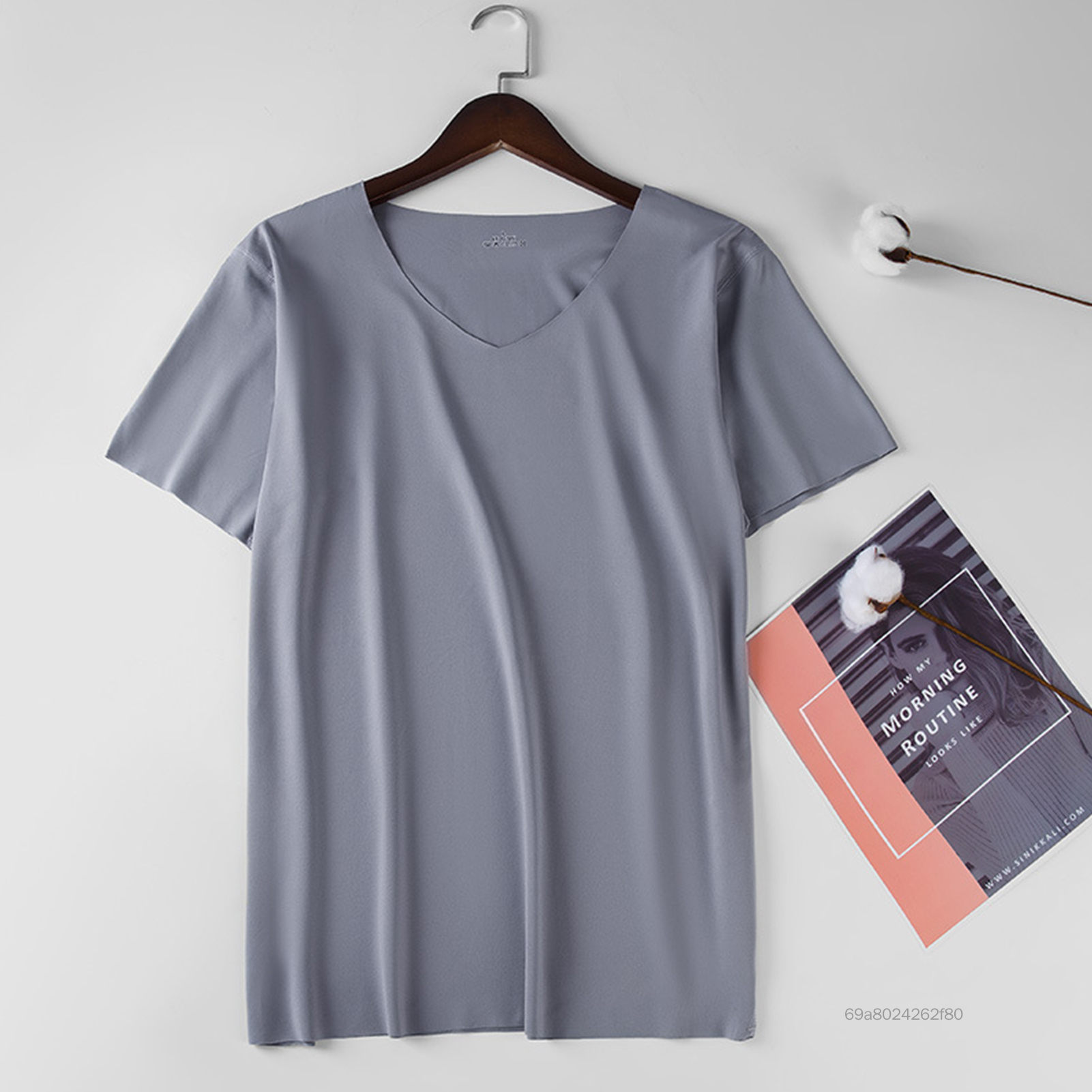 Nam Năng Động Nhanh Khô Áo Phông Nhanh Khô Tay Ngắn Slim Fit Thể Thao Tập Gym Áo Phông Đi Bộ Đường Dài Chạy Tập Luyện SRJS-VN - 5