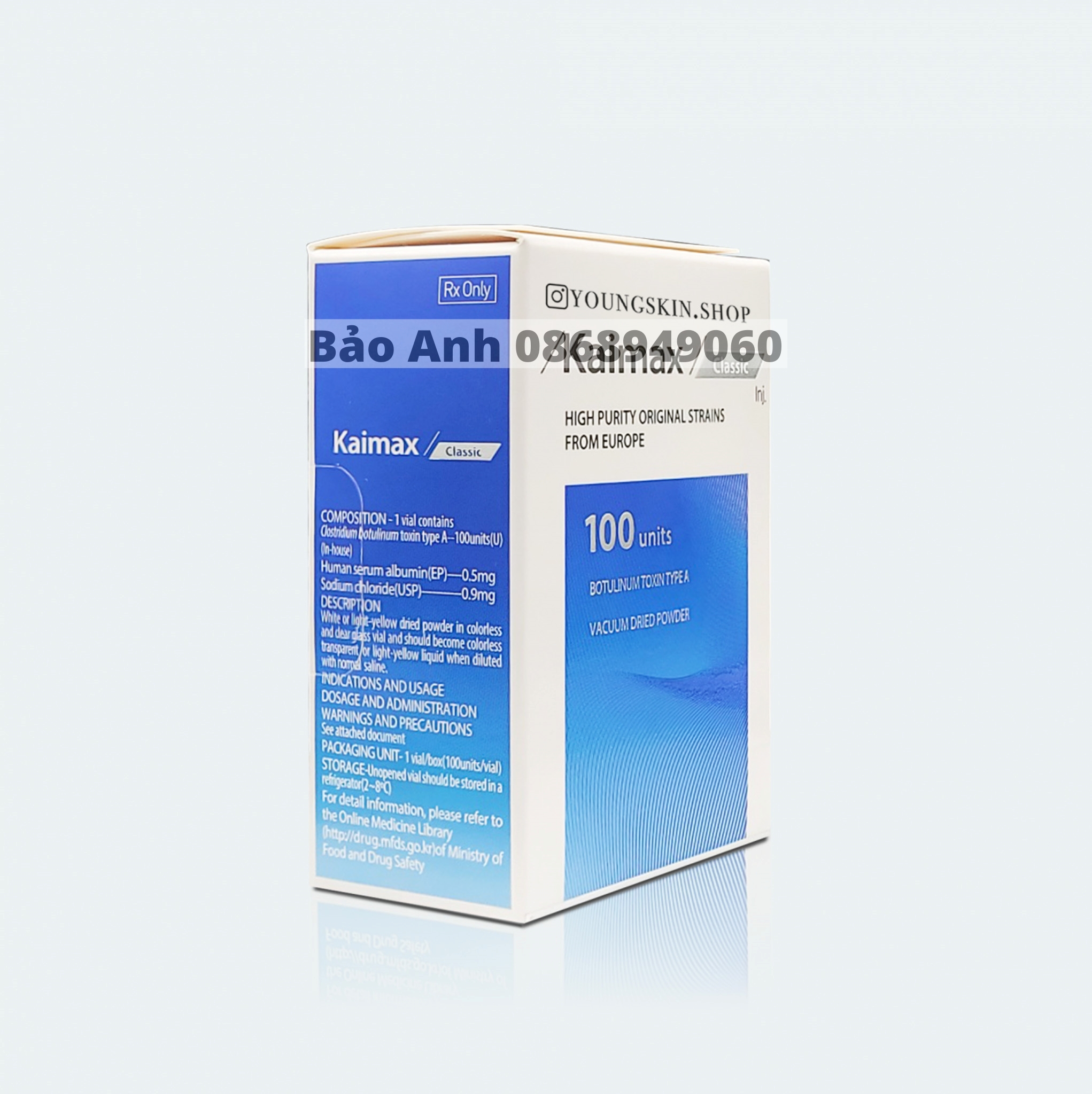Bô tốc kaimax 100units - bô tốc100 - bô tốc hàn quốc - bô tốc chính hãng - thon gọn hàm