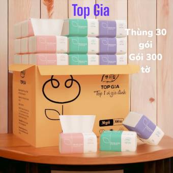 Thùng 30 Gói Giấy ăn Top Gia gấu trúc, thùng giấy ăn rút 30 gói cao cấp Top Gia