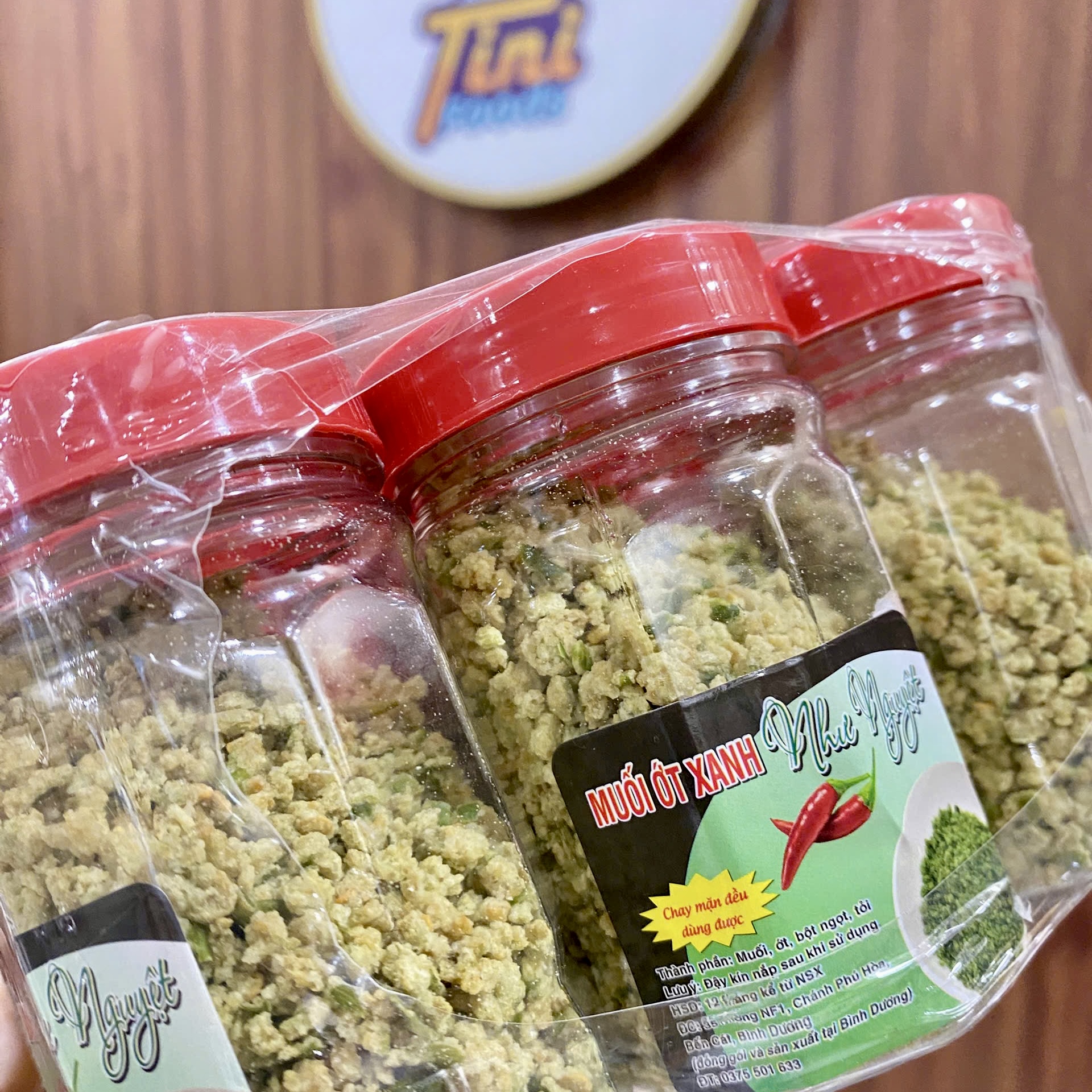 (2 HŨ) Muối Ớt Xiêm Xanh Như Nguyệt - Cay the – Thơm nồng – Mặn nhẹ