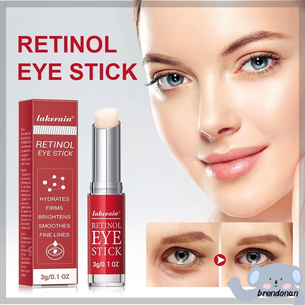 BRENDONAN Axit Hyaluronic Thỏi mắt Retinol Cho vòng tròn tối Bọng mắt Que làm sáng mắt 2023 Giảm nếp nhăn Kem mắt retinol có Collagen Tiệc tùng