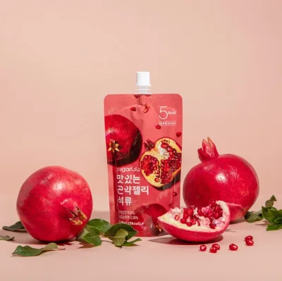 Sugarlolo Konjac Pomegranate Jelly - 10 packs / Diet / Zero Sugar / Low Calorie / Korean food [FREE SHIPPING ONLY]