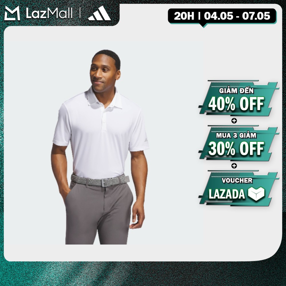 [20H 4.5-2H 5.5-MUA 3 GIẢM 30%] adidas Đánh gôn Áo Polo Trơn Ultimate365 Nam trắng IS7344